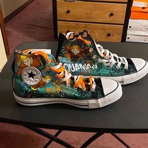 Size 9 Women’s Aquaman Converse Chuck Taylor Allstars. Never Worn